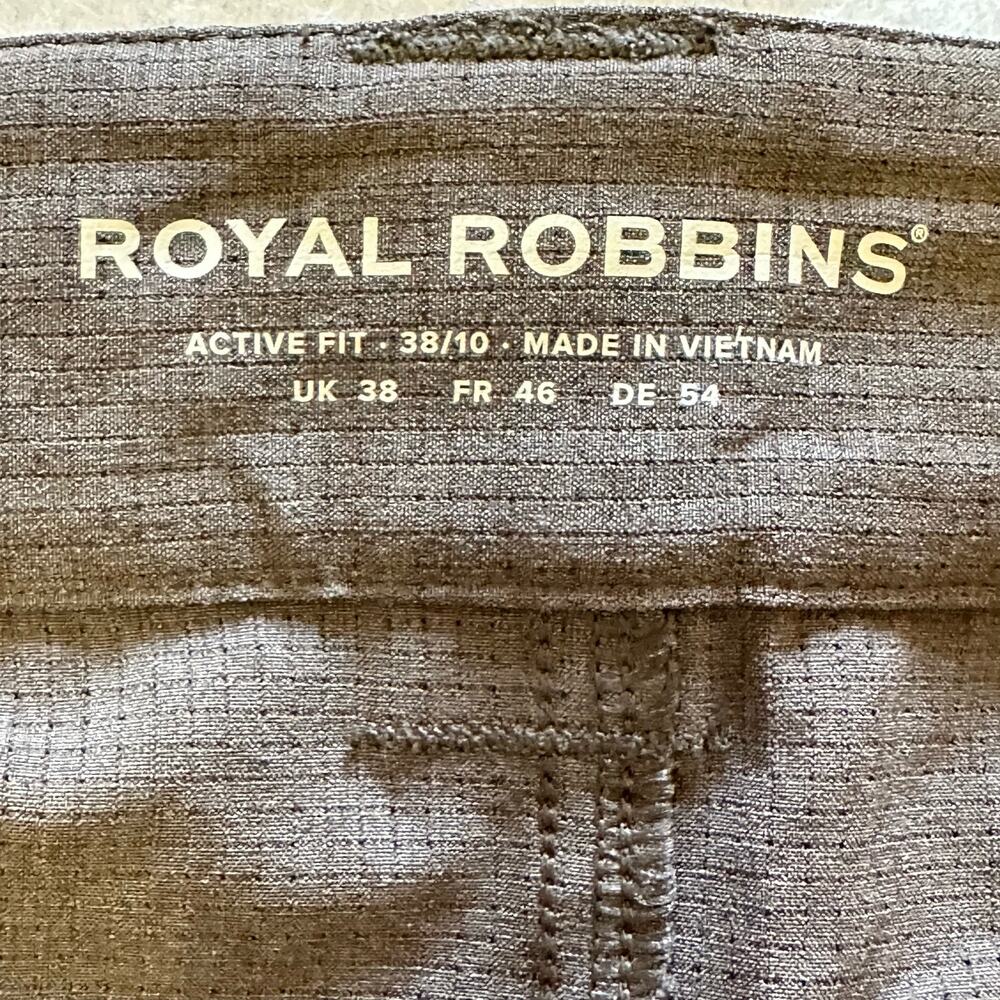 Royal Robbins Mens Convoy Shorts Active Fit in Brown y423008 Size 38x10 - Picture 2 of 4